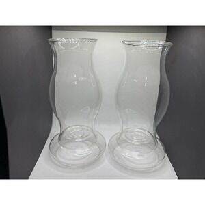 Pyrex Mini Hurri Candle Bases Vintage Set of 2 Corning Ware Glass USA‎